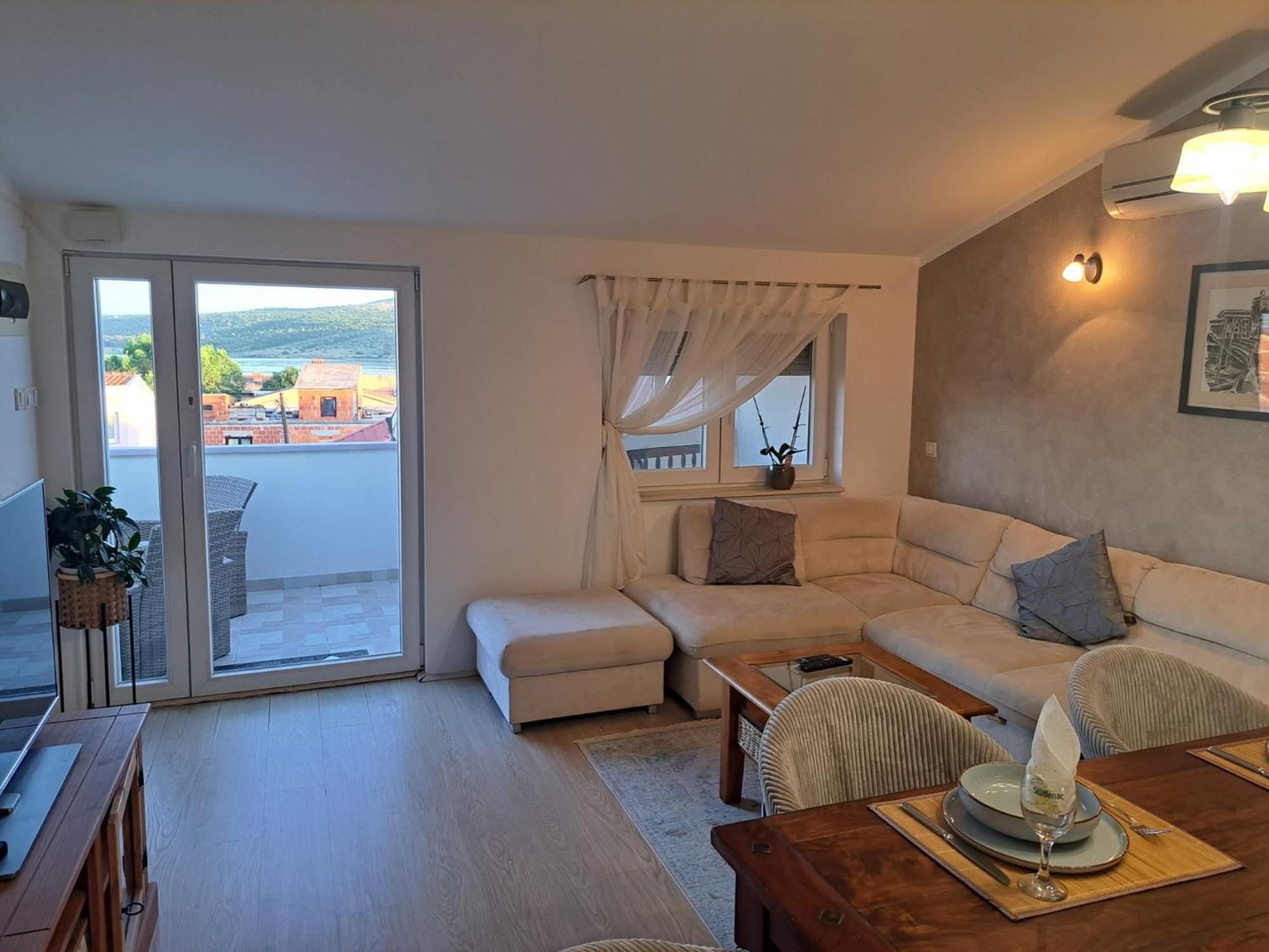 Apartman Lucia Posedarje Kültér fotó