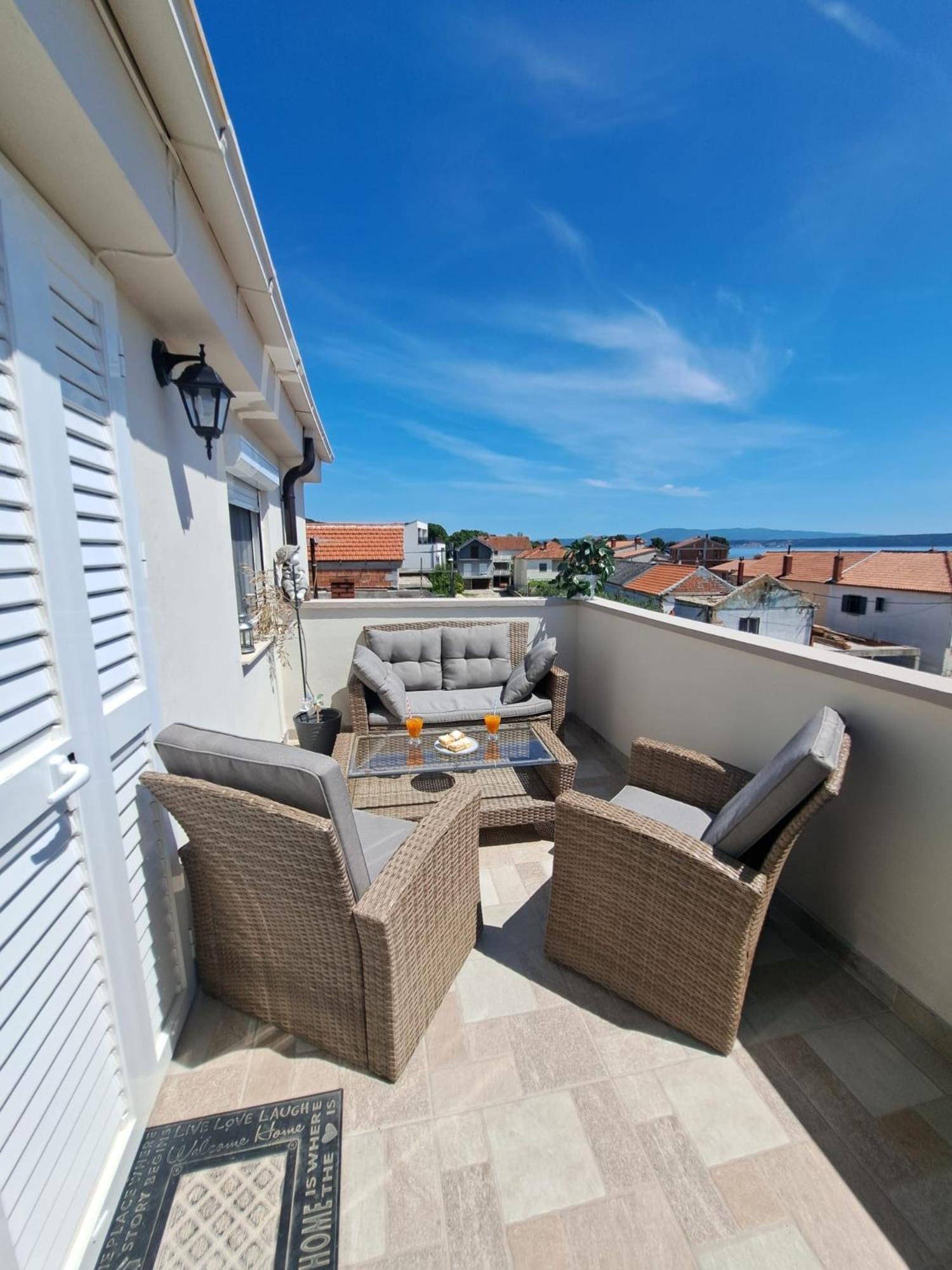 Apartman Lucia Posedarje Kültér fotó